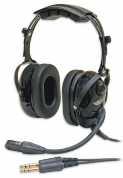 HS-1A Fone de ouvido com microfone uso aeronutico