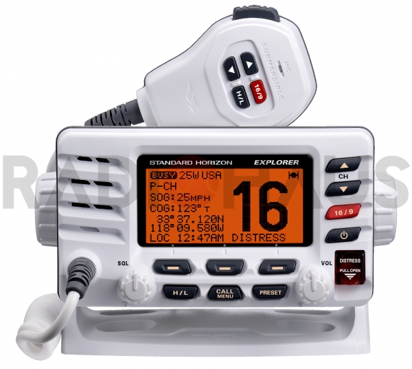 GX-1600 Transceptor VHF Martimo Fixo/Mvel  (Branco)
