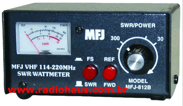 MFJ-812B Wattímetro / Medidor de ROE - VHF - MFJ