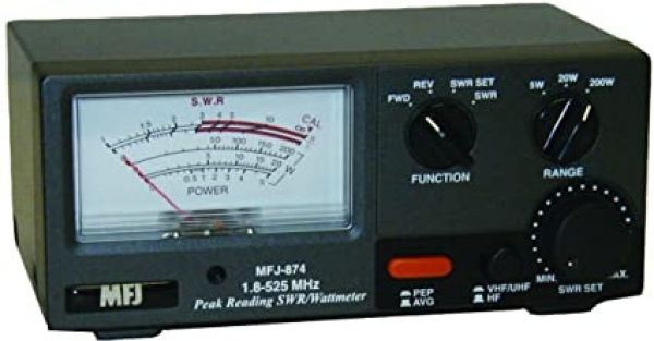 MFJ-874 Wattímetro / Medidor de ROE - 1,8 a 525 Mhz - MFJ