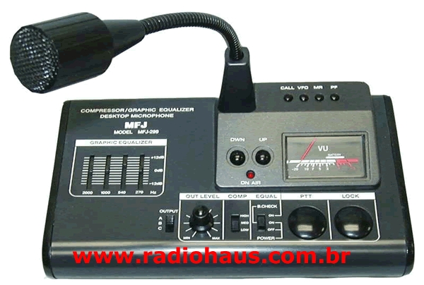 MFJ-299 Microfone de Mesa de Ganho - MFJ
