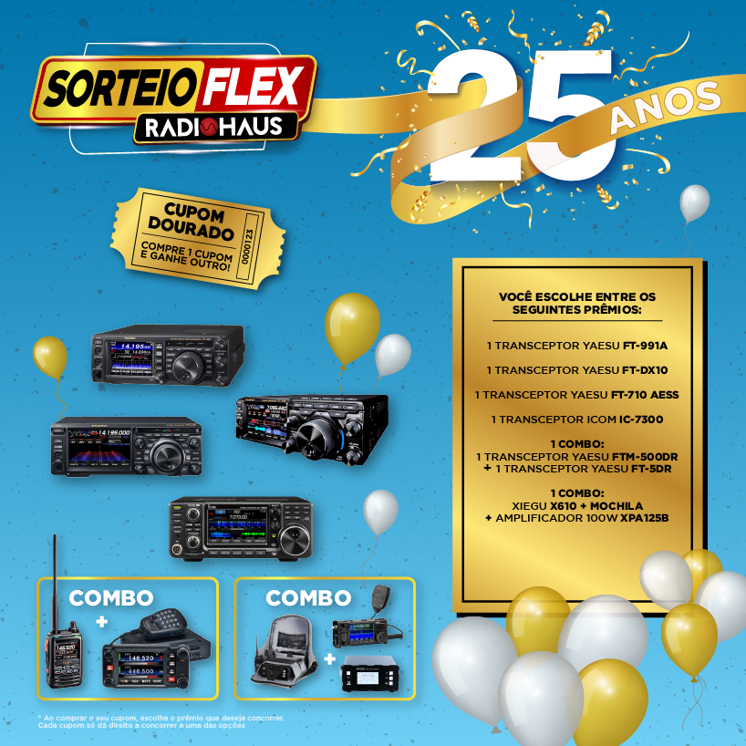 Sorteio Flex Radiohaus - RESULTADOS - RADIOHAUS Radiocomunicação - A ...