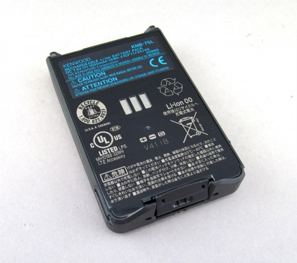 KNB-75LW Bateria Kenwood Li-Ion 1800mAh