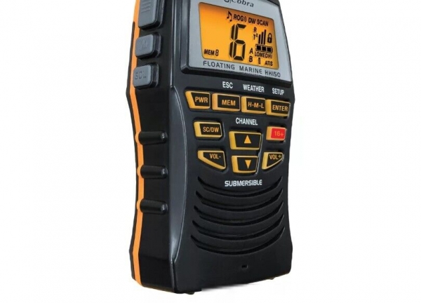 MR-HH150FLT Rdio Transceptor VHF Martimo, Flutuante, 3W