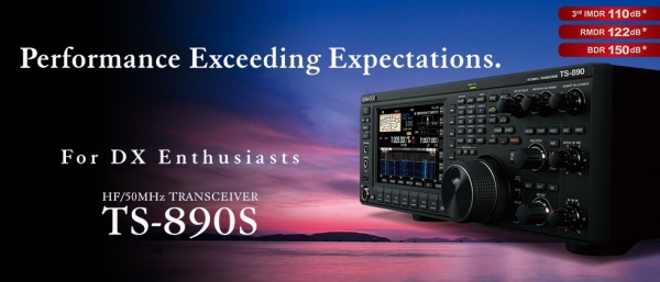TS-890S Transceptor Amador HF/50MHz com DSP avanado *OFERTA*
