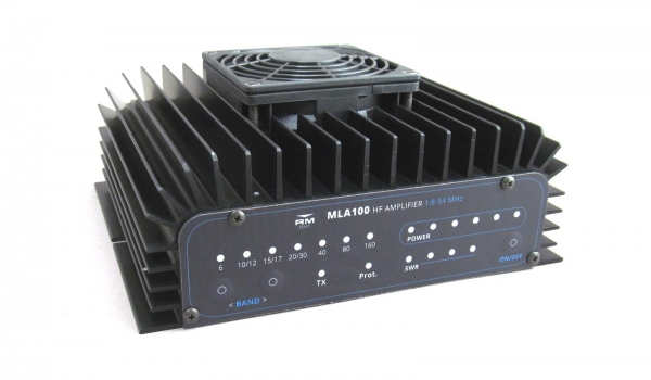 MLA-100V Amplificador 1,8-54MHz (160 a 6m) 100W com Ventilao RM Italy *OFERTA*