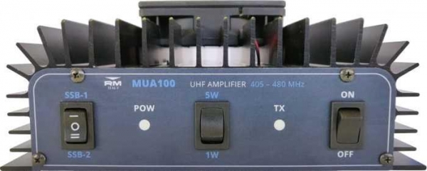 MUA-100 Amplificador de RF para UHF (405-480MHz) 100W RM Italy *OFERTA*