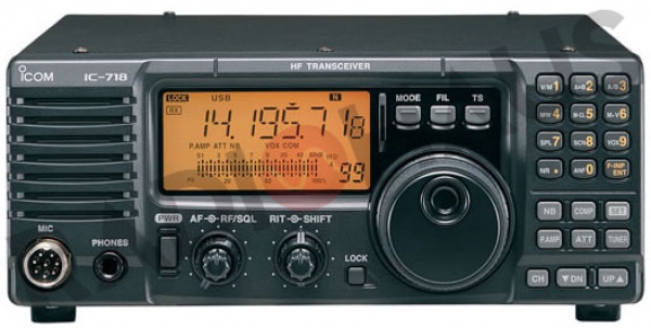 IC-718 Rdio HF (10 a 160m) 100W  ICOM COM DSP