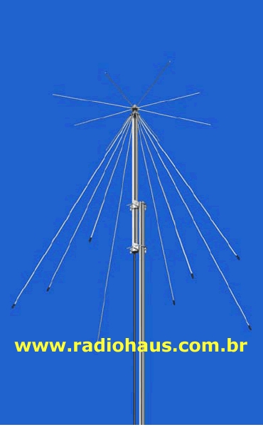 AH-8000 Antena Fixa Discone 100 a 3300MHz Recepo ICOM