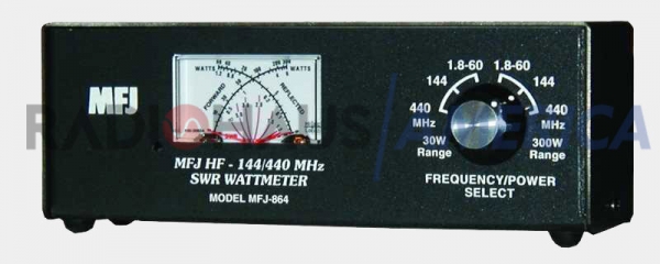 MFJ-864 Wattmetro/Medidor ROE HF/VHF/UHF 