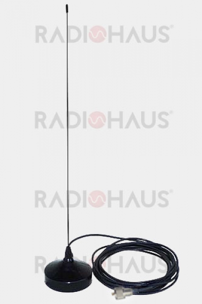 AP-5182 Antena Mvel VHF 1/4 de Onda com Base Magntica 
