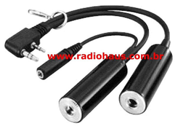 OPC-499 Adaptador para Ligar o Rdio ao Fone/Microfone Avio