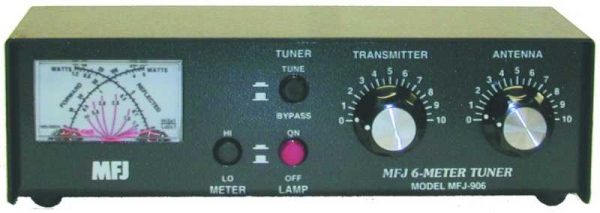 MFJ-906 Acoplador de antena para 6 metros com wattmetro