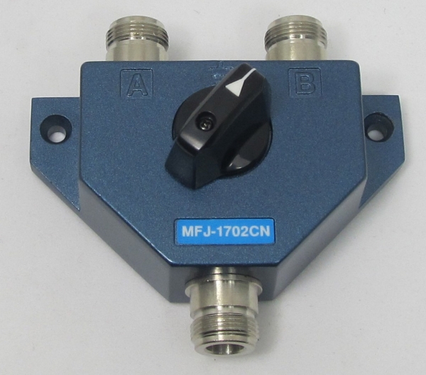 MFJ-1702CN Chave coaxial para 2 antenas-MFJ conectores N