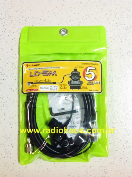 LD-5M Kit suporte de antenas mini com cabo e conectores