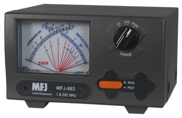 MFJ-882 Wattmetro e medidor ROE HF e VHF