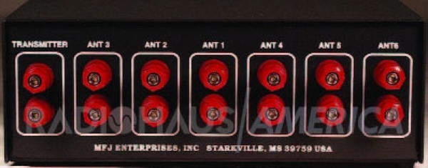 MFJ-1706 Chave de antena, 6 Posies - Bornes