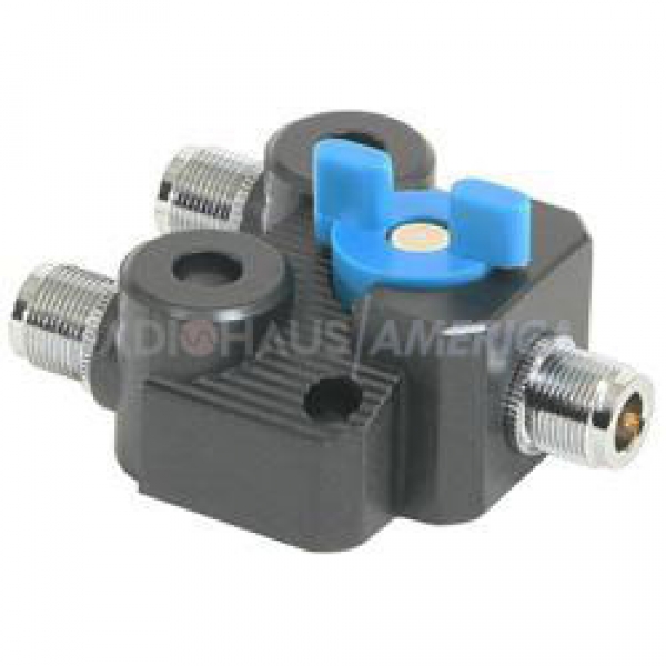 MFJ-2702N Chave de Antena 2 posies, Conector tipo N