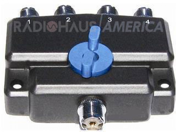 MFJ-2704M2 Chave de Antena, 4 Posies, Conector 2M2N, 900MHz