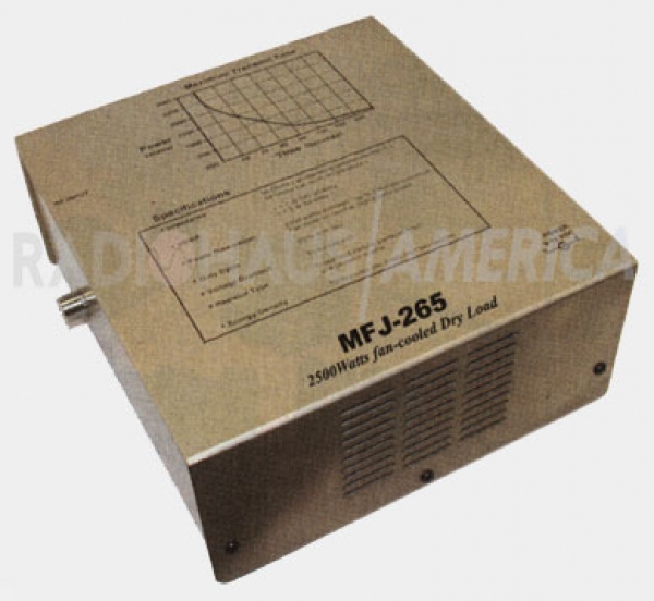 MFJ-265 Carga fantasma, 2,5kW, seca, com ventilao