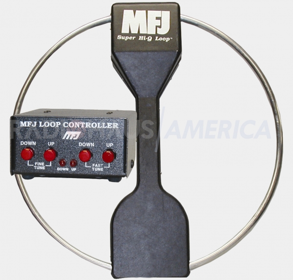 MFJ-1782X Super hi-q loop antena, controlador std, 220Vca