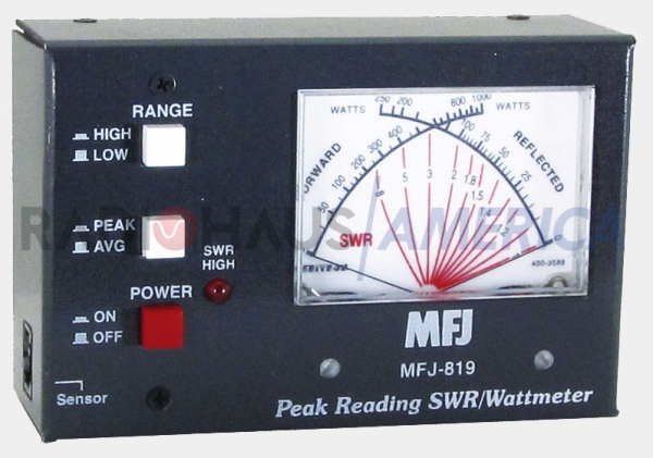 MFJ-819 SWR / Wattmetro, mvel, HF + 6M, 2kW