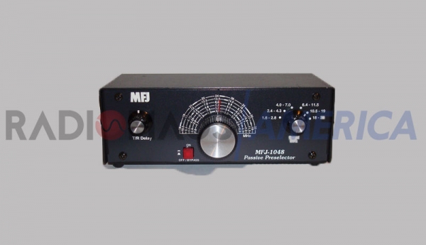 MFJ-1048 Pre-selector passivo com chave T-R, 1,6-33MHz