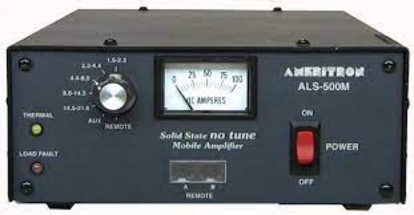 ALS-500M Amplificador mvel, 500W solid state, remote ready, 12V US