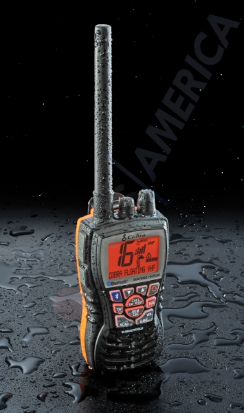 MR-HH500FLTBT - Rdio VHF de 6 Watt Flutuante com Bluetooth e Rewind-Say-Again