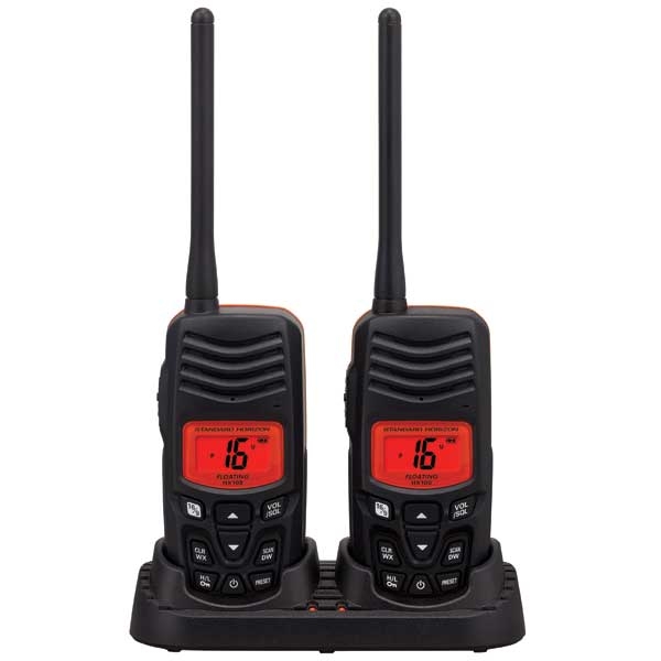 HX-100 Transceptor Martimo Porttil 2,5W (Pacote com 2 rdios)