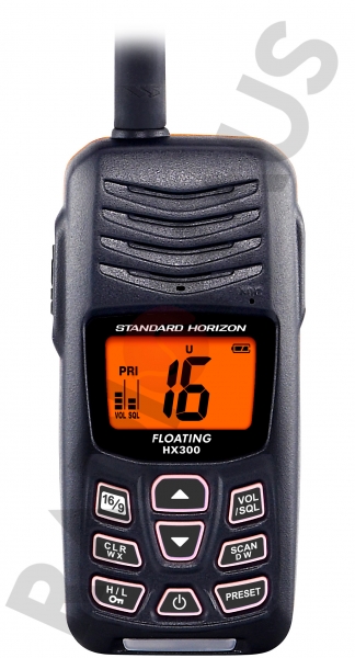 HX-300 Transceptor Porttil Martimo VHF (Flutua)