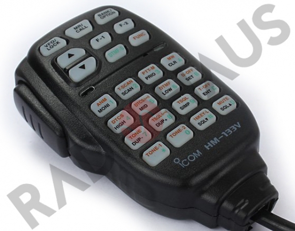 HM-133V Microfone Remoto com DTMF e Iluminao ICOM