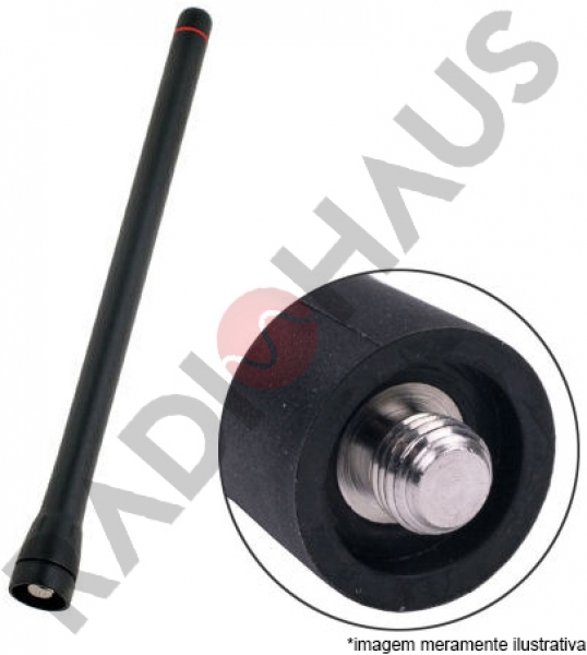 FA-SC25V Antenna  para IC-F14 / IC-F24 frequncia 136  150MHz