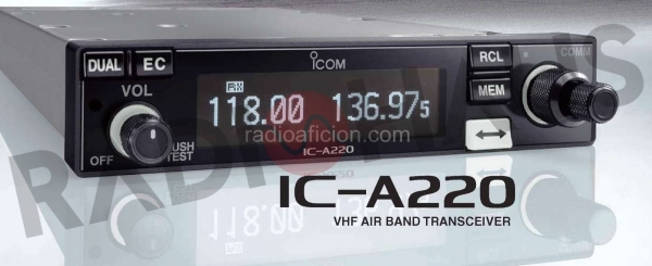 IC-A220 Rdio Transceptor Aeronutico uso mvel ICOM