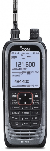 IC-R30 Receptor porttil banda larga analgico e digital 100kHz a 3,3GHz ICOM