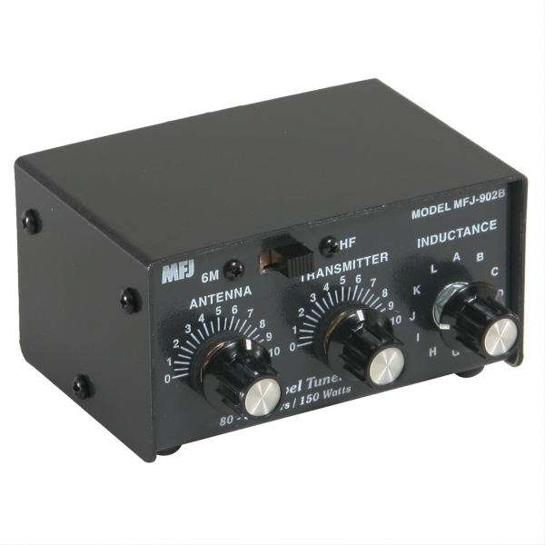 MFJ-902B Acoplador de Antenas Compacto - 80 a 10M - MFJ