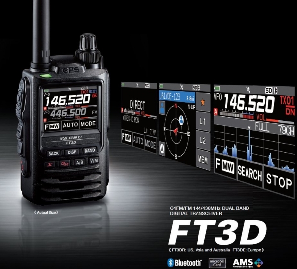 FT3DR Transceptor Digital VHF/UHF RADIOHAUS A