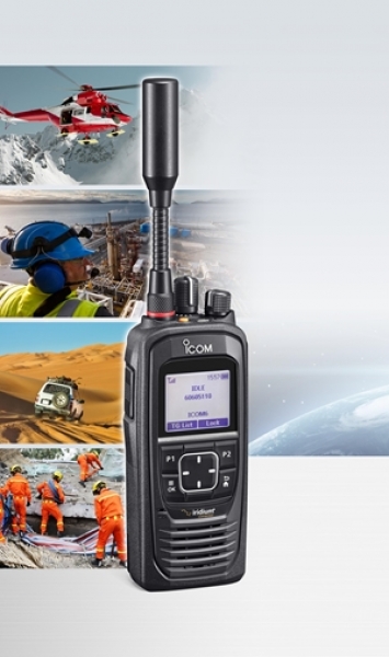 IC-SAT100 Rdio PTT via Satlite ICOM