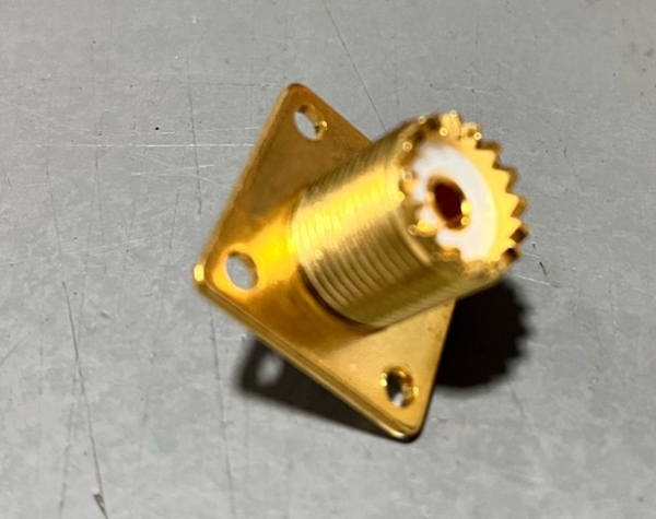 RH-100 GOLD Conector UHF Macho  banhado a ouro