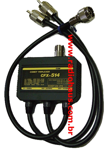 CFX-514  Triplexador 50/146/446 MHz *OFERTA*