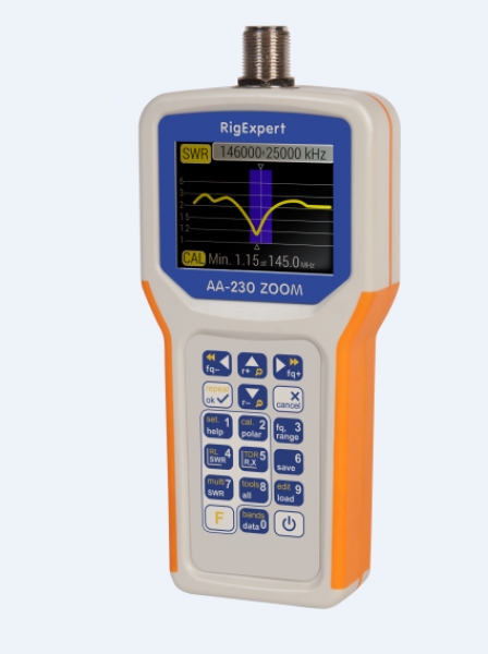 AA-230 ZOOM Analisador de Antena VHF