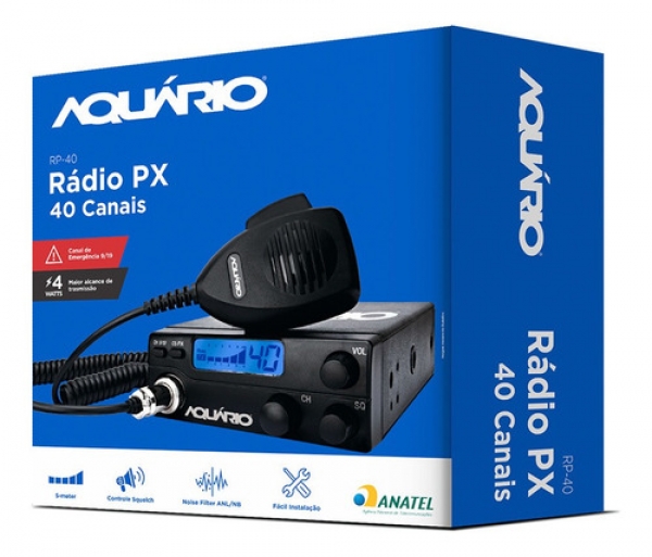 RP-40 Rdio PX 40 Canais Homologado Anatel