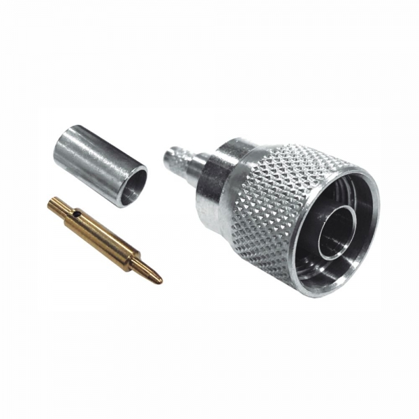 RH-401 Conector N Macho Reto Solda para Cabo RG-58 (Gaveta15)