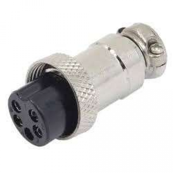 AP-0405 Conector Fmea 5 Pinos para Microfone rdio PX  (Gaveta15)
